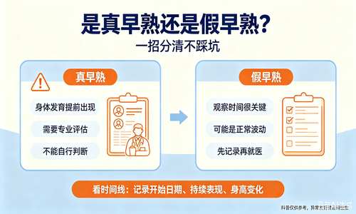 孩子发育提前？先分清