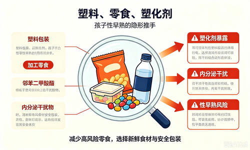 塑化剂、零食包装与儿童性早熟：有确切关联吗？